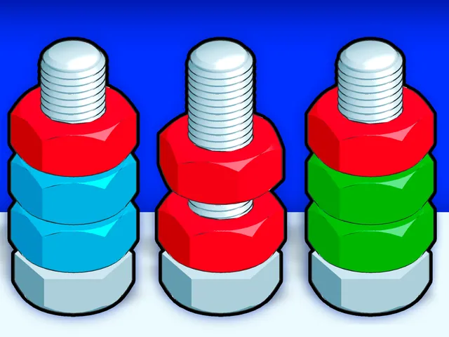 Nuts Puzzle: Sort by Color artwork